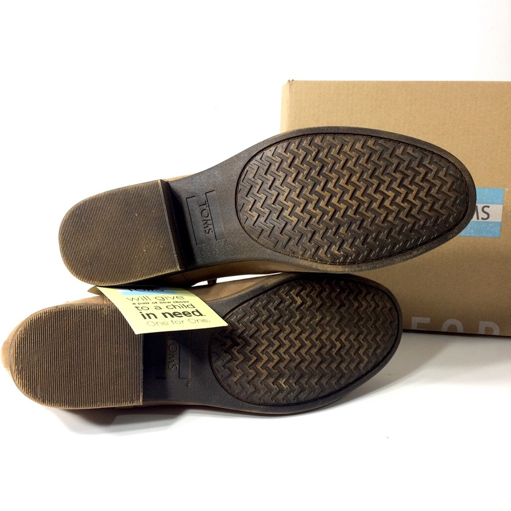 Toms Women's Brown Suede Booties - Picture 5 of 6